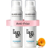 L'ANGE HAIR Glass Hair Heat Protectant Spray | Anti-Frizz Blow Dry Mist | Long Lasting Hold & Shine | Humidity Protection | Thermal Heat Protection Spray | Lightweight Blow Out Primer, 5 fl oz, 2-Pack