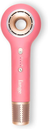 L’ANGE HAIR Axia HaloRing Ionic Hair Dryer | High Speed Professional Blow Dryer for Smooth, Frizz-Free Styles | Lightweight Brushless Motor with Concentrator & Wall Mount | 4 Heat Settings | Rose Gold