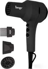 L'ANGE HAIR PowerStyle Turbo Ionic Hair Dryer | 1875 Watt Professional Blow Dryer with Diffuser & Concentrator | Multiple Heat & Speed Settings for Fast Drying | Salon-Grade Styling Tools, Black