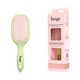 L'ANGE HAIR Detangling Vented Brush | Flexible Bristles for Wet or Dry Hair | Gentle Glide to Reduce Breakage | Ergonomic Shower Brush | Great for All Hair Types & Sensitive Scalps (Green)