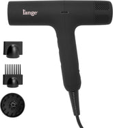 L'ANGE HAIR HauteAir Digital Professional Hair Dryer | LED Display for Precision Heat Control | Fast-Dry Brushless Motor with Cool Shot | Negative Ion Technology | Lightweight & Self-Cleaning (Black)