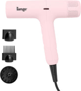 L'ANGE HAIR HauteAir Digital Professional Hair Dryer | LED Display for Precision Heat Control | Fast-Dry Brushless Motor with Cool Shot | Negative Ion Technology | Lightweight & Self-Cleaning (Blush)