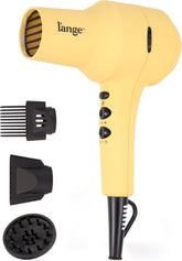 L'ANGE HAIR PowerStyle Turbo Ionic Hair Dryer | 1875 Watt Professional Blow Dryer with Diffuser & Concentrator | Multiple Heat & Speed Settings for Fast Drying | Salon-Grade Styling Tools, Yellow