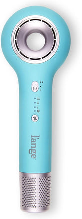 L’Ange Hair Axia HaloRing Ionic Hair Dryer | High Speed Professional Blow Dryer for Smooth, Frizz-Free Styles | Lightweight Brushless Motor with Concentrator & Wall Mount | 4 Heat Settings | Blue