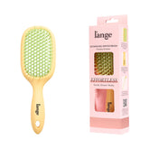 L'ANGE HAIR Detangling Vented Brush | Flexible Bristles for Wet or Dry Hair | Gentle Glide to Reduce Breakage | Ergonomic Shower Brush | Great for All Hair Types & Sensitive Scalps (Yellow)