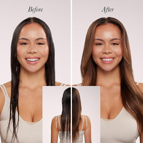 L’Ange Hair Soleil Professional Hair Dryer | Fast Drying Ionic Blow Dryer for Frizz-Free Results | 3 Heat Settings with Cool Shot Feature | Lightweight Hairdryer with Concentrator 1875W | Blush