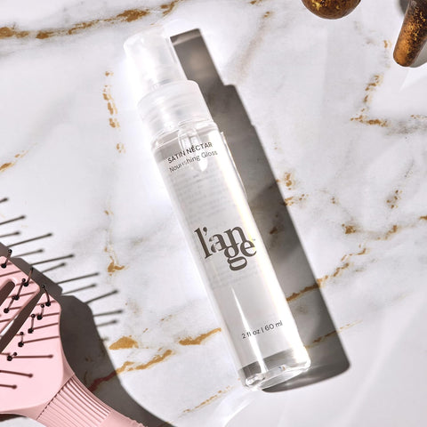 L'ANGE HAIR Satin Néctar Hair Serum | Moisturizing Hair Gloss for Smooth, Shiny Finish | Anti-Frizz Shine Enhancer | Lightweight Leave-In Hair Treatment | 2 fl oz